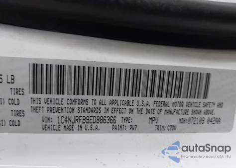 2014 Jeep Patriot Latitude из США, поврежденный, VIN 1C4NJRFB9ED886366